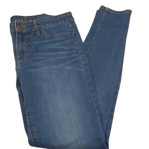 Women's White House Black‎ Market Classic Rise Blue Denim Size 4 Jegging
